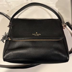 Kate Spade Chester Street Miri Crossbody Pebbled black Leather Bag